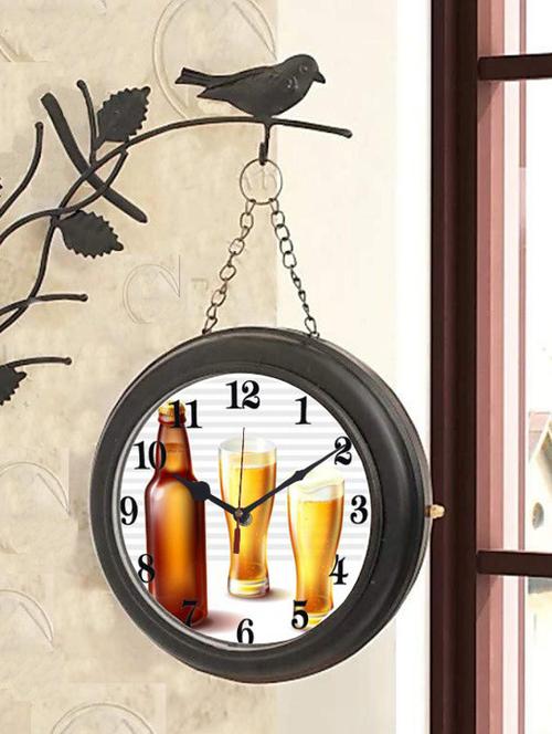 round shape digital display wall clock - 18720324 - Very Small Image - 1