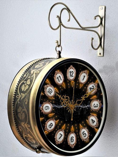 vintage double sided station clock - 18720336 - Very Small Image - 1