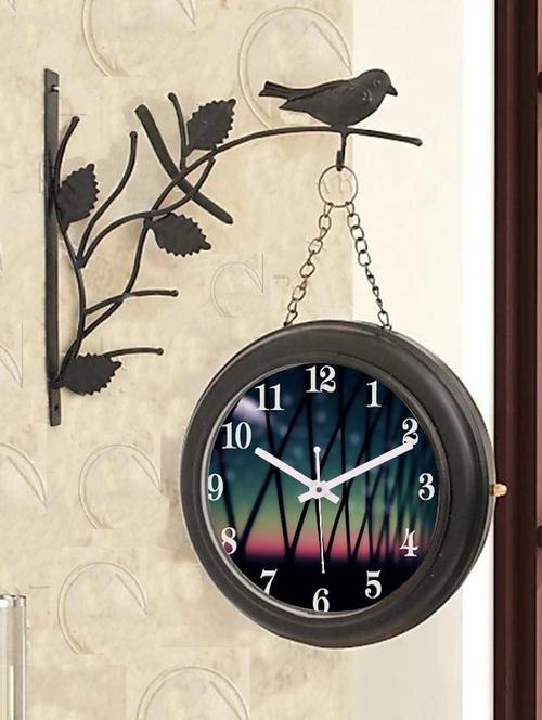 round shape digital display wall clock - 18720376 - Very Small Image - 1