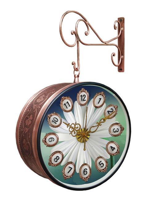 vintage double sided station clock - 18720436 - Very Small Image - 1