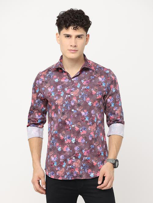 floral printed casual shirt - 18720620 - Very Small Image - 1