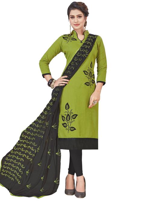 embroidered unstitched suit set - 18721010 - Very Small Image - 1