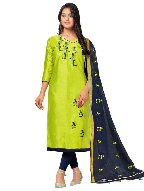 embroidered unstitched suit set - 18721102 - Very Small Image - 1