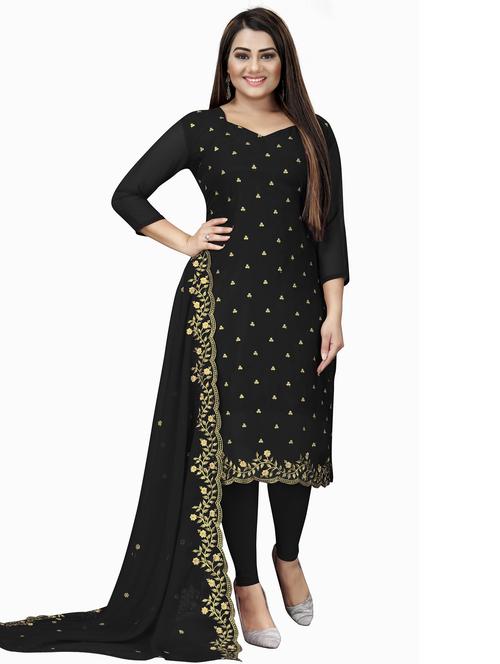 embroidered unstitched suit set - 18721146 - Very Small Image - 1