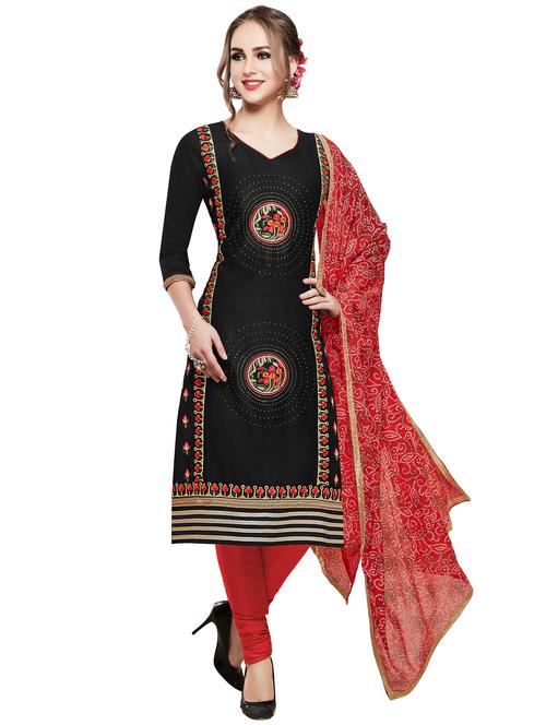 churidaar unstitched suit - 18721169 - Very Small Image - 1