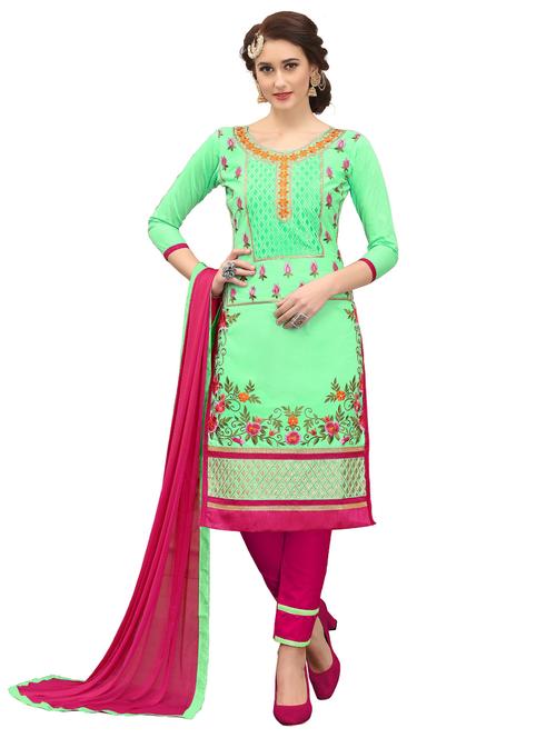 unstitched salwar suit - 18721198 - Very Small Image - 1