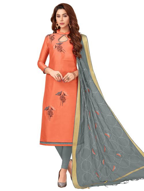 unstitched salwar suit - 18721203 - Very Small Image - 1
