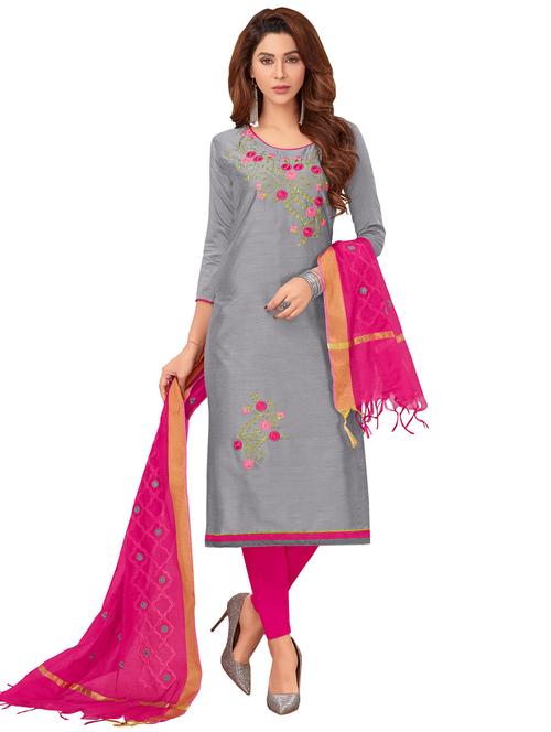 unstitched salwar suit - 18721207 - Very Small Image - 1