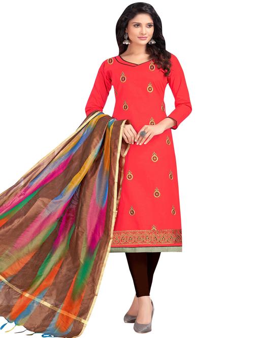 unstitched salwar suit - 18721220 - Very Small Image - 1