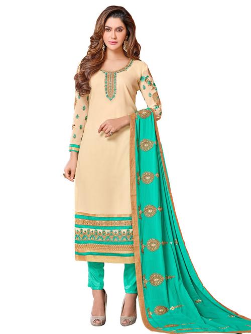 unstitched salwar suit - 18721241 - Very Small Image - 1