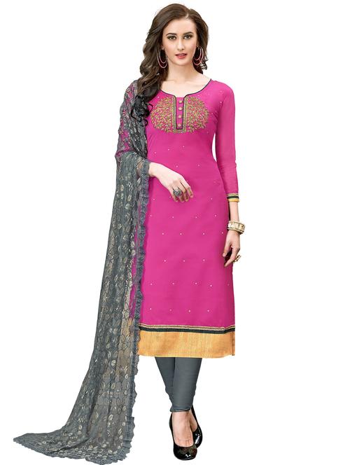unstitched salwar suit - 18721247 - Very Small Image - 1