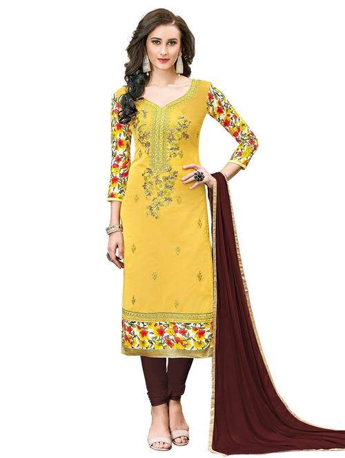 unstitched salwar suit - 18721248 - Very Small Image - 1