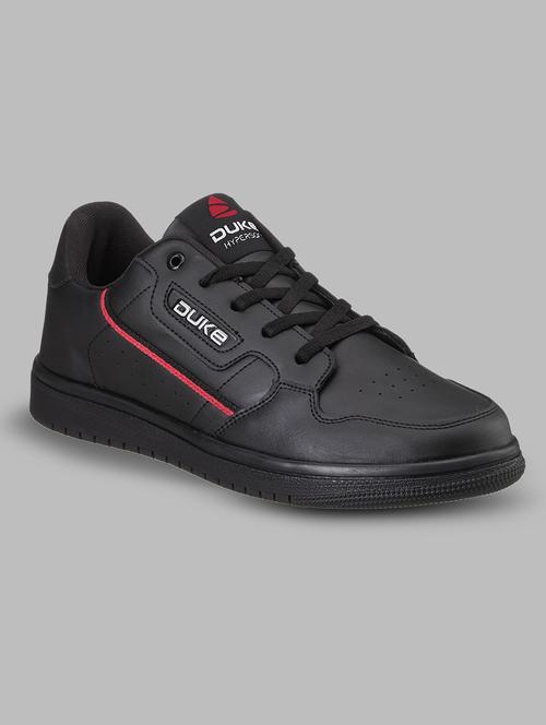 mens black lace up sneaker - 18721501 - Very Small Image - 1