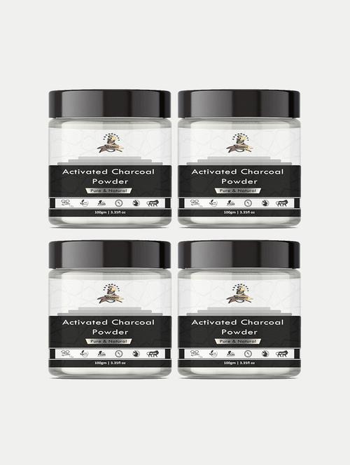 beardox 100% pure & natural activated charcoal powder controls oiliness, remove dead skin cells & reduces acne - 18721822 - Very Small Image - 1