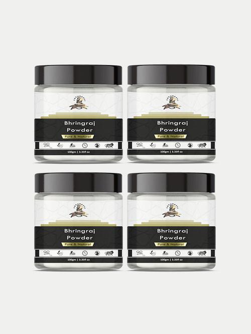 beardox 100% pure & natural bhringraj powder reduces fine lines, wrinkles & patchy skin, promotes healthy hair growth - 18721842 - Very Small Image - 1