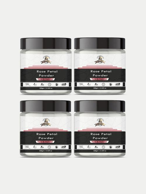 beardox 100% pure & natural rose petal powder reduce ageing effects, maintains skin tone & cleanses and nourishes skin - 18721946 - Very Small Image - 1