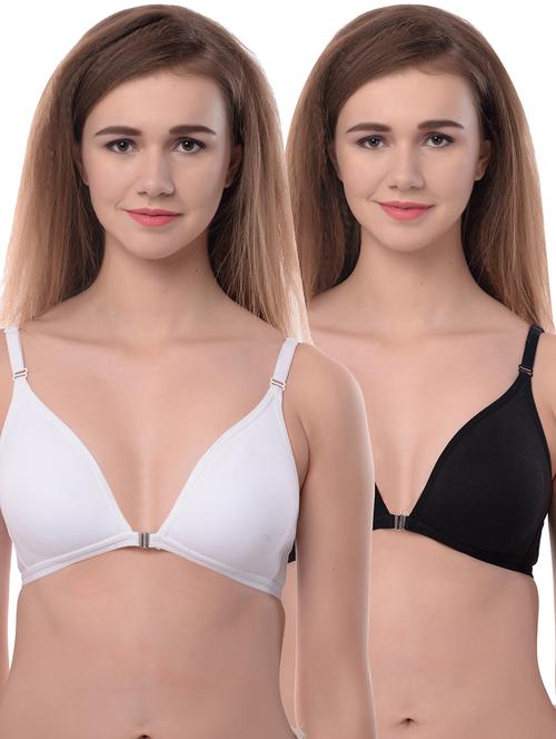 pack of 2 solid t-shirt bra - 18722739 - Very Small Image - 1