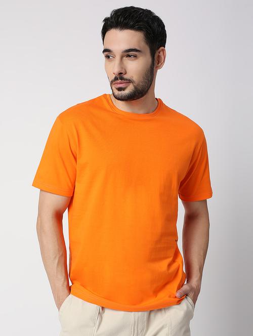 orange solid tshirt - 18722874 - Very Small Image - 1