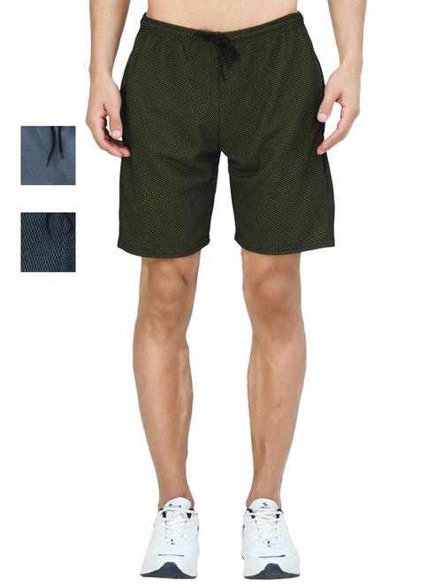 pack of 3 mid rise solid shorts - 18723141 - Very Small Image - 1
