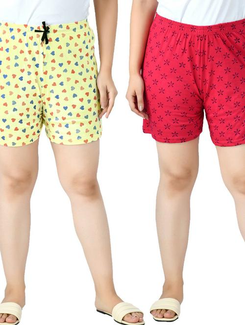 pack of 2 multi colored shorts - 18723443 - Very Small Image - 1