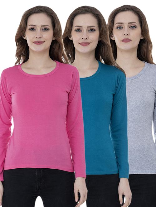 pack of 3 round neck regular tee - 18731176 - Very Small Image - 1