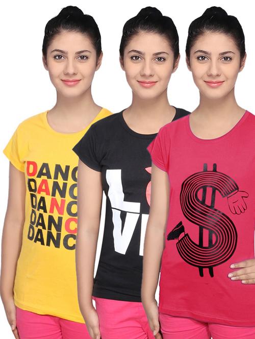 pack of 3 round neck regular tee - 18731207 - Very Small Image - 1