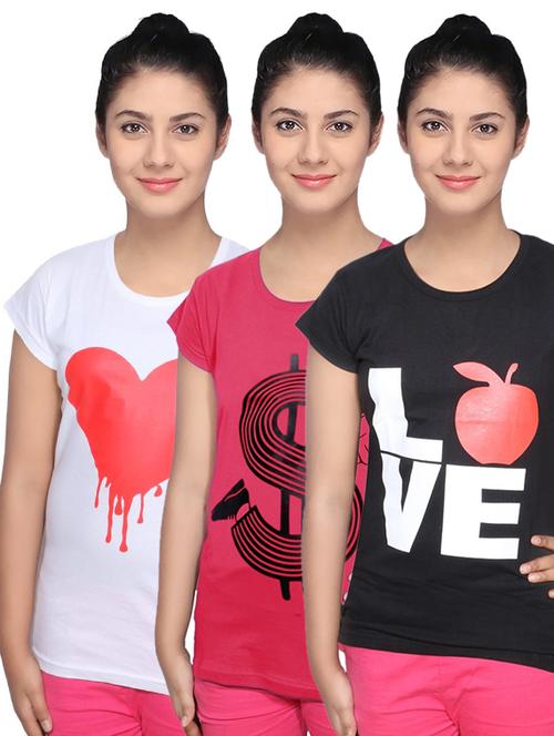 pack of 3 round neck regular tee - 18731237 - Very Small Image - 1