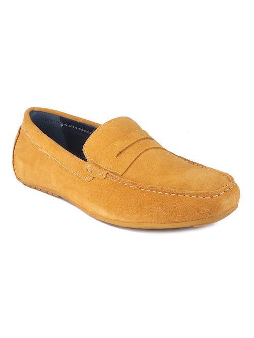 yellow leather slip on loafers - 18734493 - Very Small Image - 1