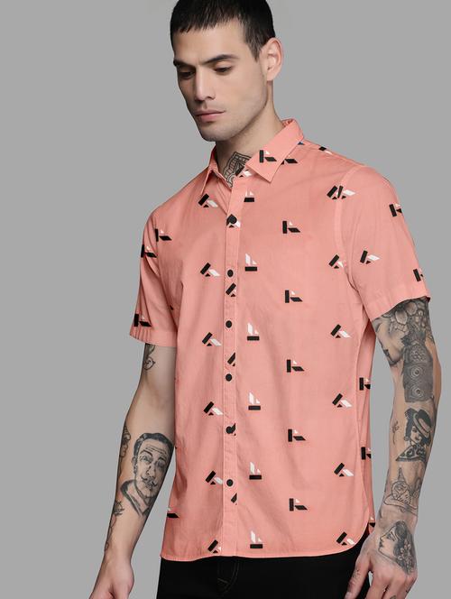 men printed casual shirt - 18736129 - Very Small Image - 1