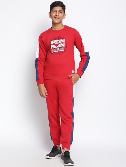 red fleece track wear - 18736275 - Very Small Image - 1