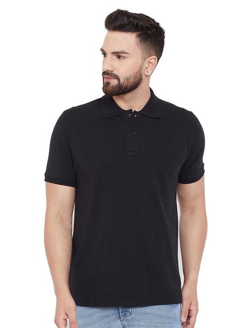 short sleeved solid polo t-shirt - 18736503 - Very Small Image - 1