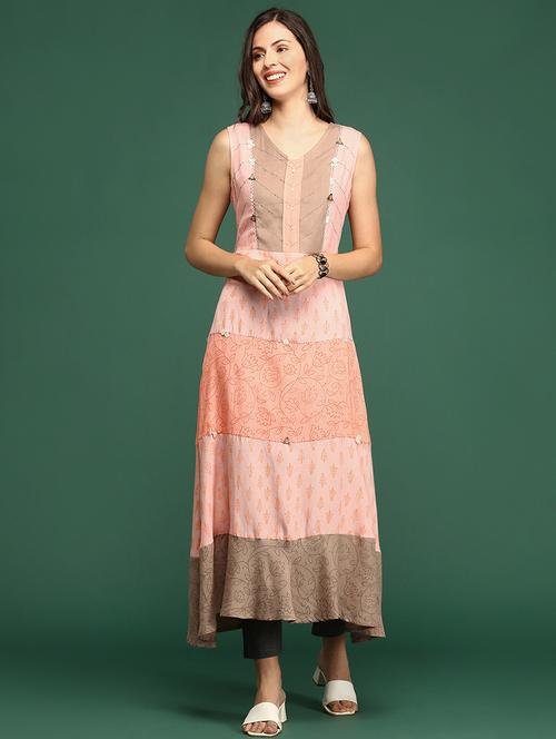 women's tiered kurta - 18736678 - Very Small Image - 1