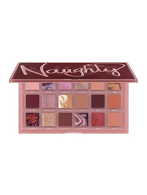 naughty eyeshadow palette cosmetic powder makeup (18 colours) with blender puff - 18737095 - Very Small Image - 1