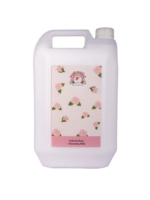 indrani cosmetics rose cleansing milk for women for nourishing and refreshing the skin, 5l - 18738018 - Very Small Image - 1