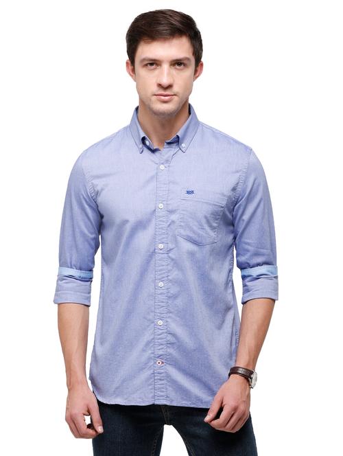 purple solid casual shirt - 18738139 - Very Small Image - 1