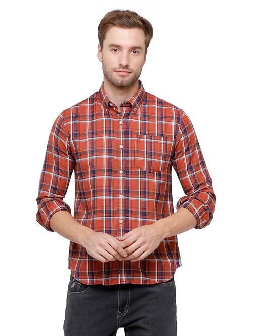 mens checks casual shirt - 18738206 - Very Small Image - 1