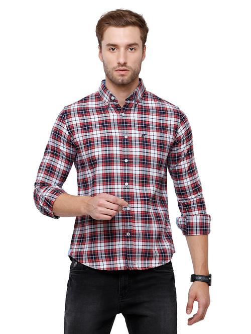 mens checks casual shirt - 18738213 - Very Small Image - 1