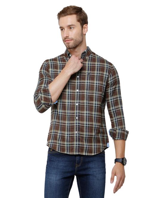 multi colored checkered casual shirt - 18738220 - Very Small Image - 1