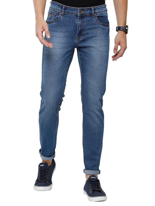 mid rise light washed denim jean - 18738405 - Very Small Image - 1