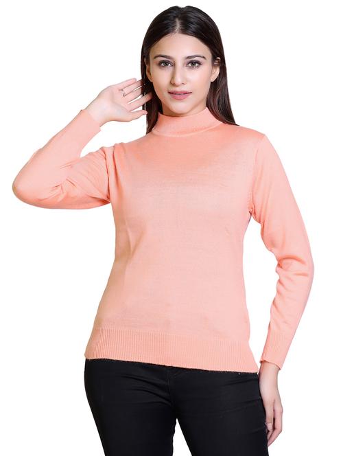 high neck solid cardigan - 18738973 - Very Small Image - 1