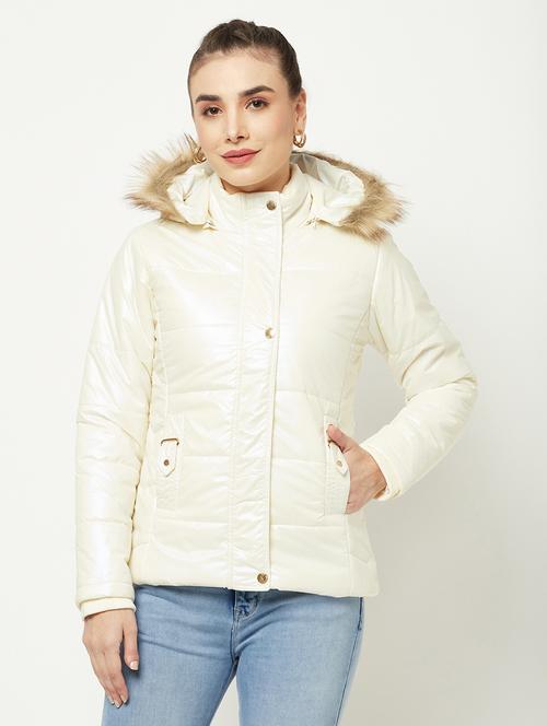 hooded neck quilted jacket - 18739038 - Very Small Image - 1