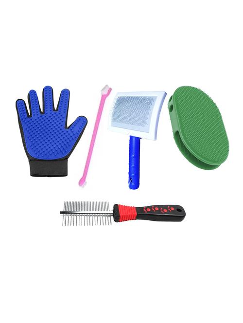multi colored plastic pet comb brush - 18739882 - Very Small Image - 1