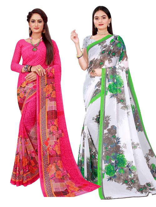 women's saree combo with blouse - 18741038 - Very Small Image - 1