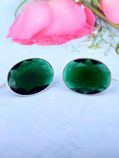 green brass studs earring - 18743464 - Very Small Image - 1