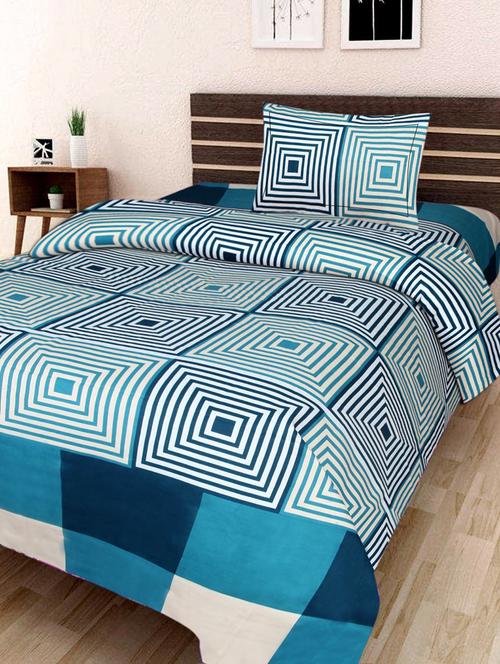 printed bedsheet with pillow cover - 18748737 - Very Small Image - 1