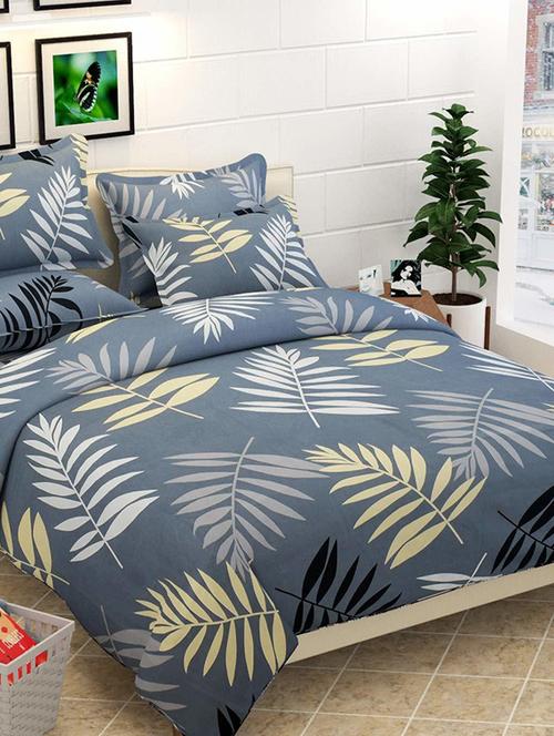 printed bedsheet with pillow cover - 18750049 - Very Small Image - 1