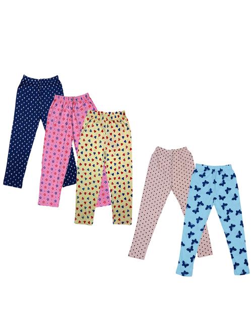 girls pack of 5 printed casual trouser - 18753476 - Very Small Image - 1