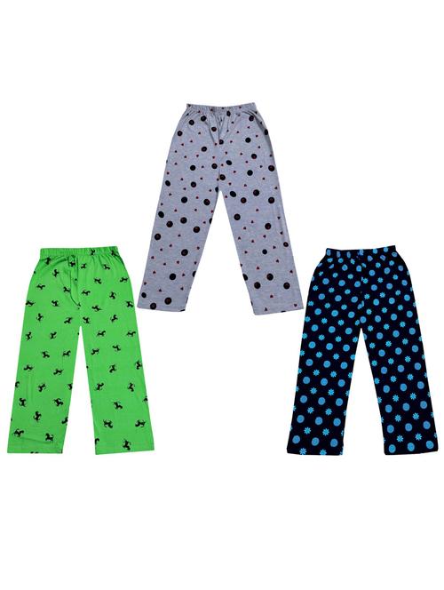 girls pack of 3 mid rise casual trousers - 18753746 - Very Small Image - 1