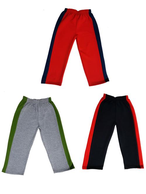 girls pack of 3 mid rise casual trousers - 18753862 - Very Small Image - 1