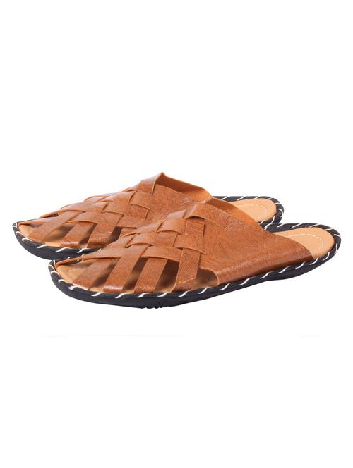 tan slip on sandal - 18754284 - Very Small Image - 1